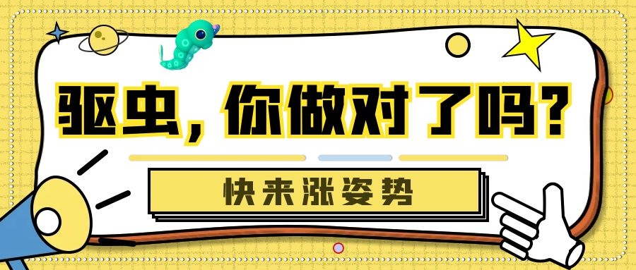 驅蟲，你做對了？